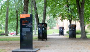 Välinäitus "Kultuuride kohtumispaik - Tartu" Toomemäel
