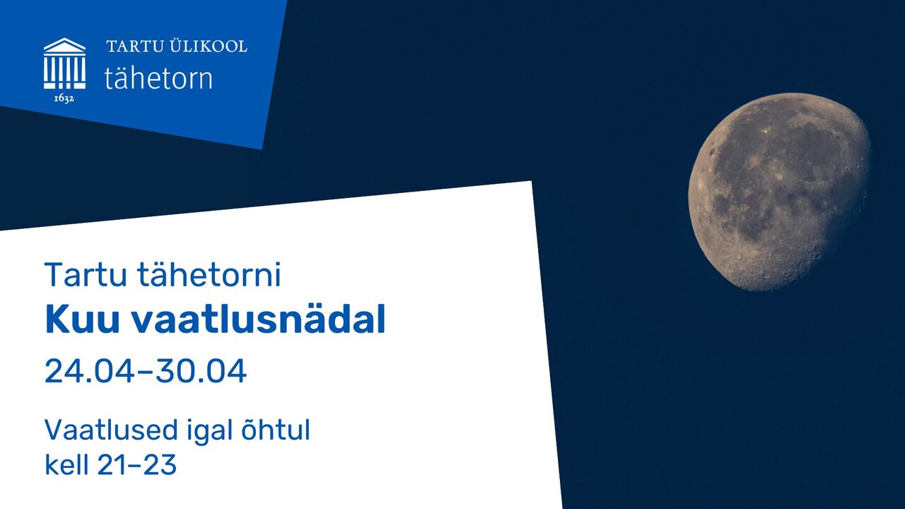 Tartu tähetorni Kuu vaatlusnädal